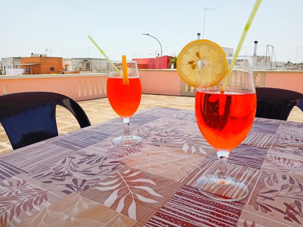La Terrazza Di Fabrizio 5 Minuti Dal Mare Villa Andrano Bagian luar foto